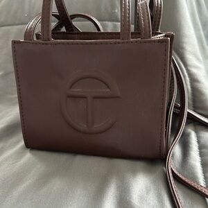 Telfar Small Shopping bag color chocolate